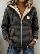 Penelope | Sherpa-Lined Quilted Hooded Jacket for Women